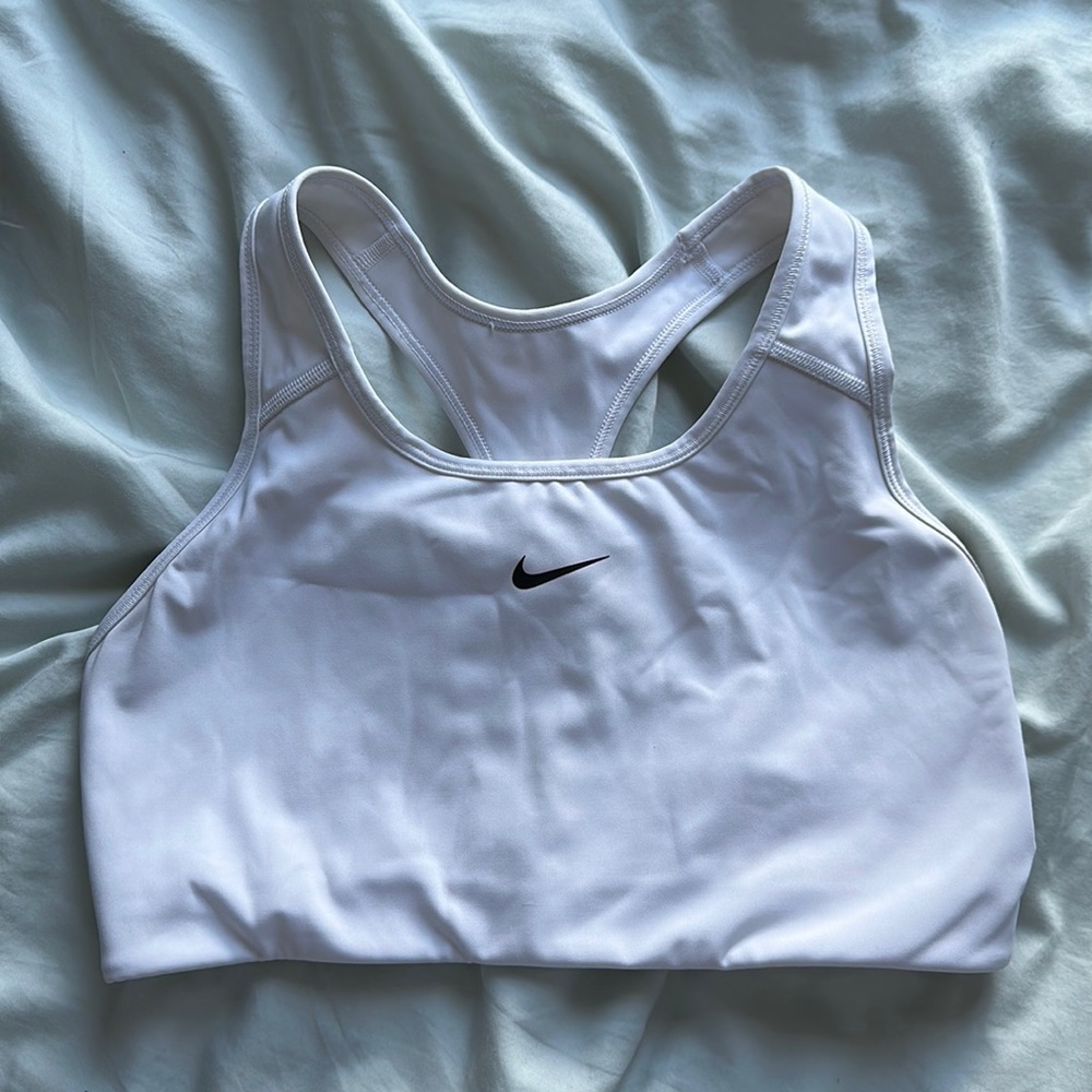 White Nike Sports Bra
